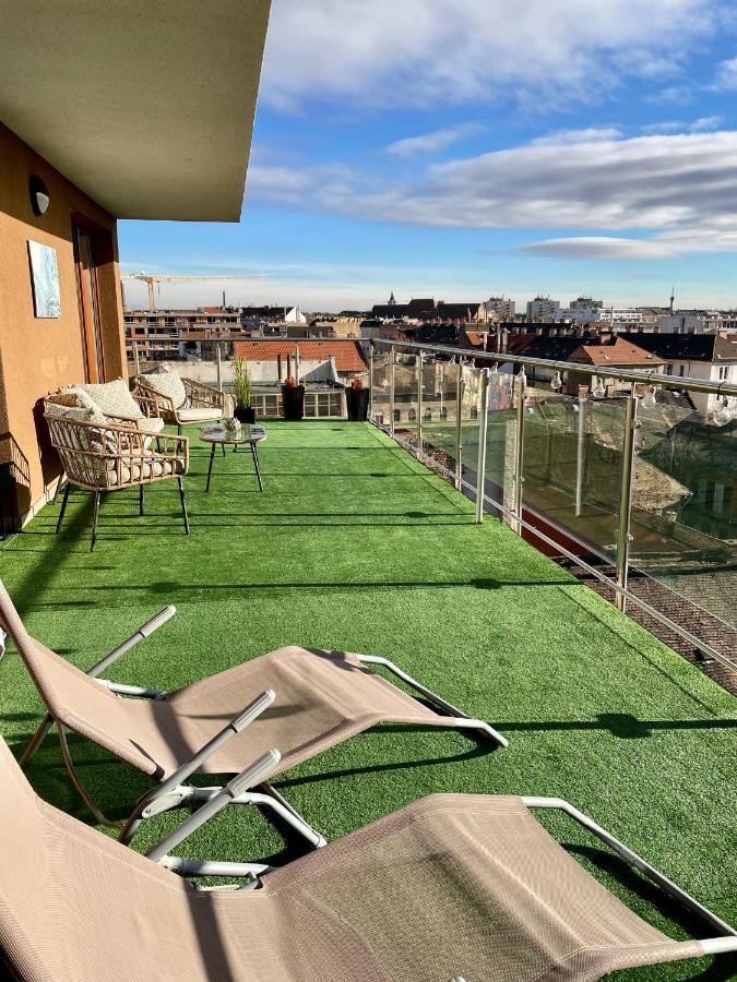 Downtown Penthouse Budapest Exteriör bild