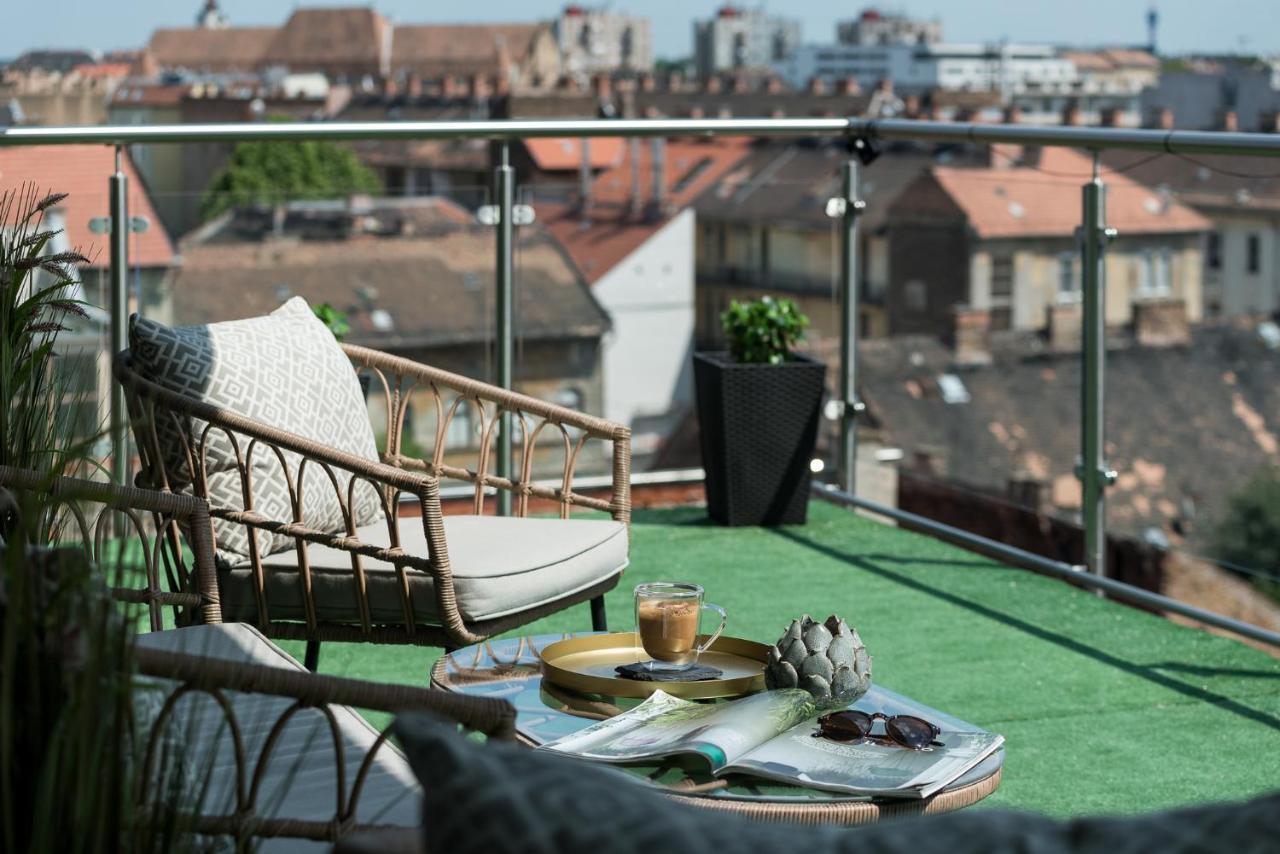 Downtown Penthouse Budapest Exteriör bild